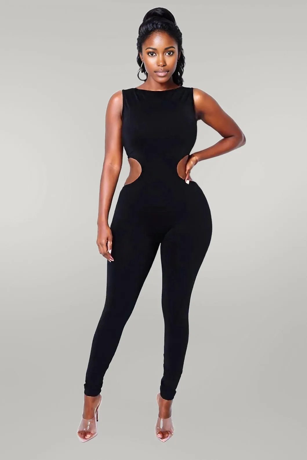 Asia Black Jumpsuit