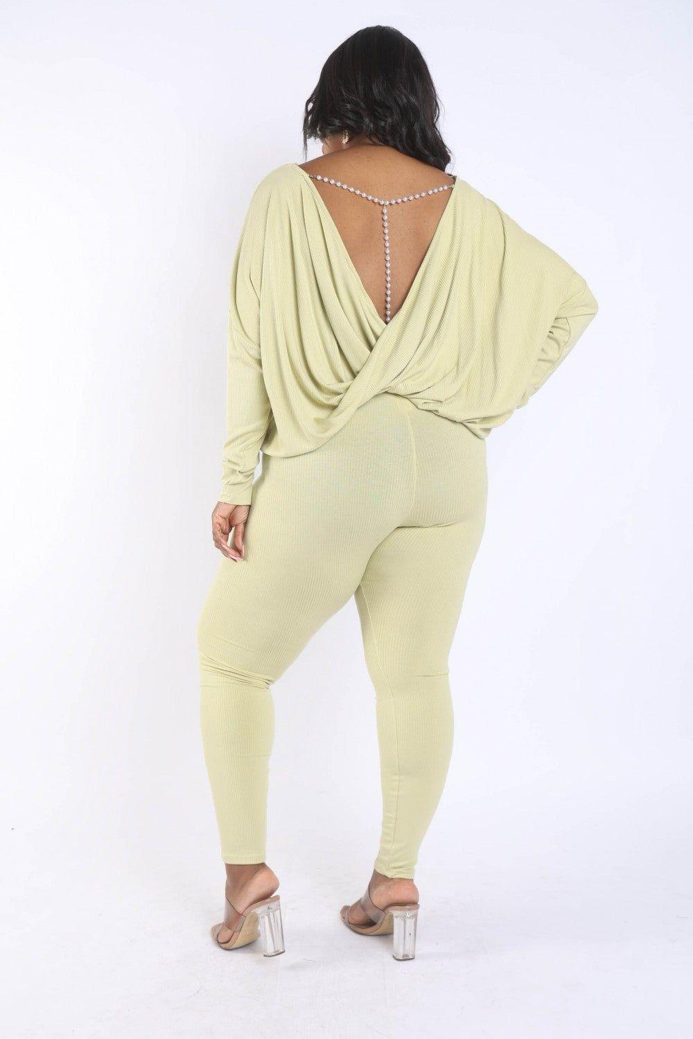 Plus Size Back Strap Point Set