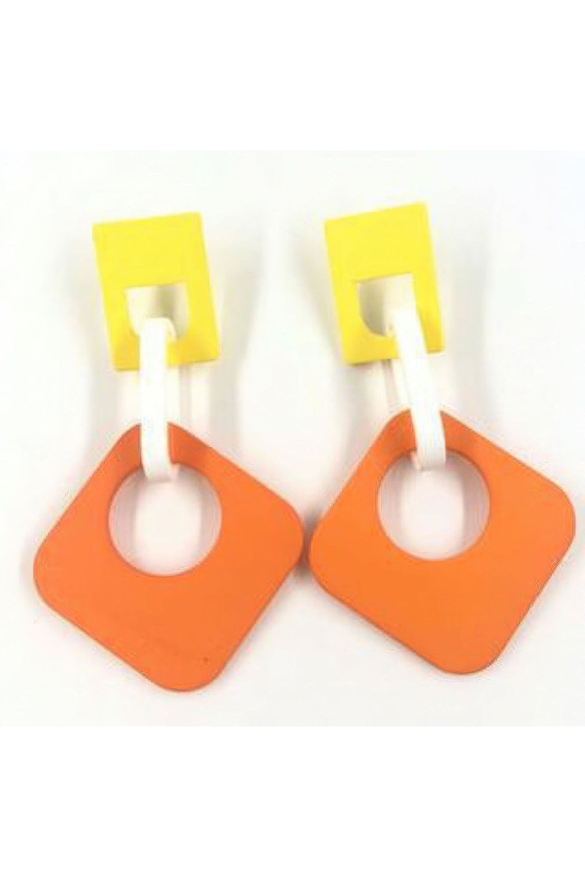 Triple Color Mix Dangle Earring