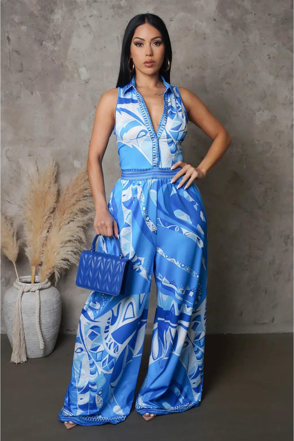 Blue Wave Jumpsuit