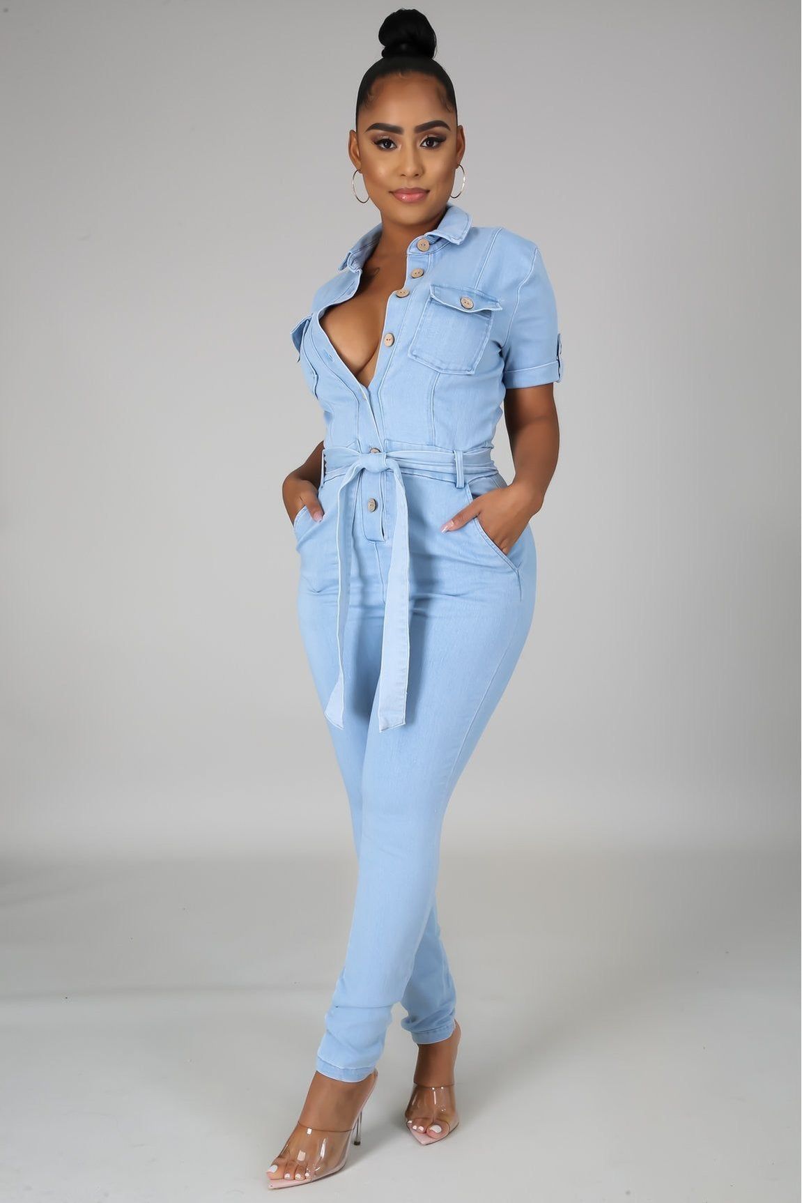 Classy Denim Jumpsuit