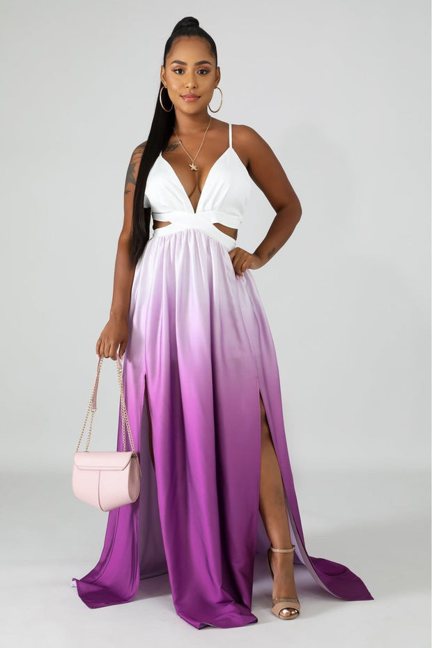Ombré  Maxi Dress