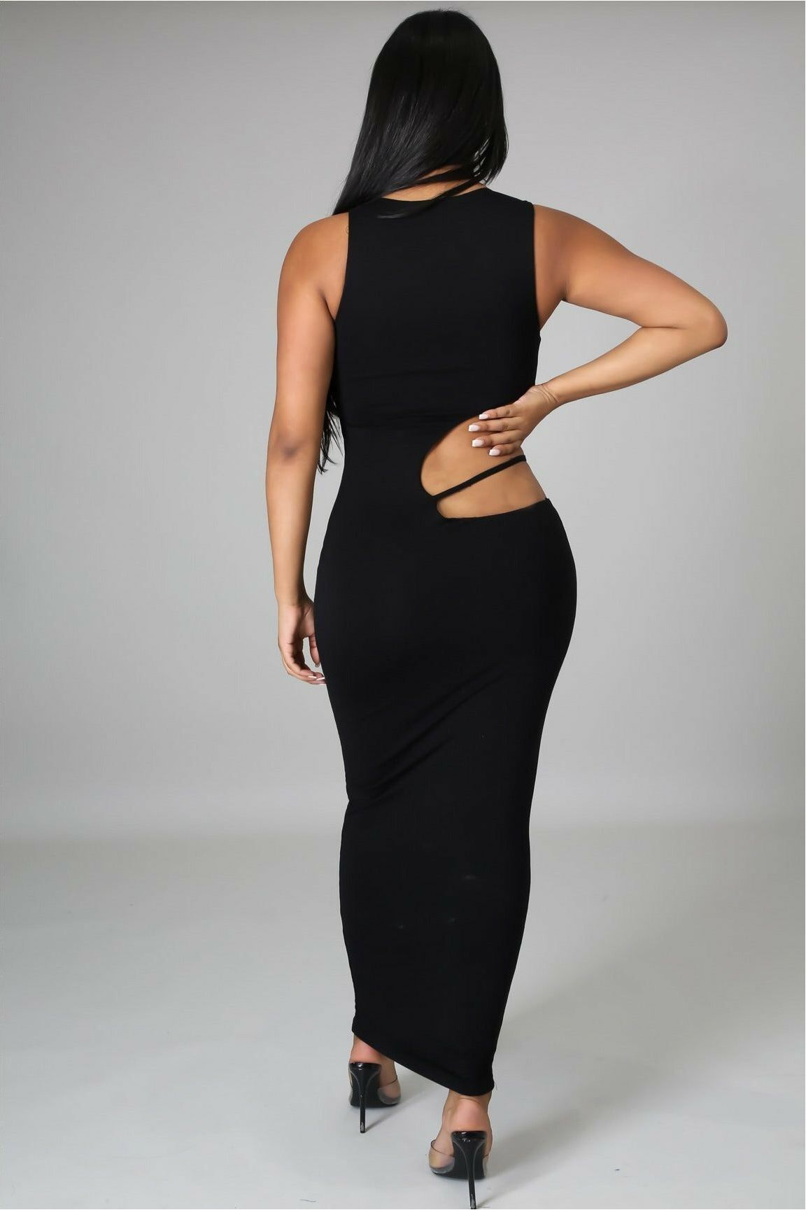 Got It Like That Black Maxi Dress