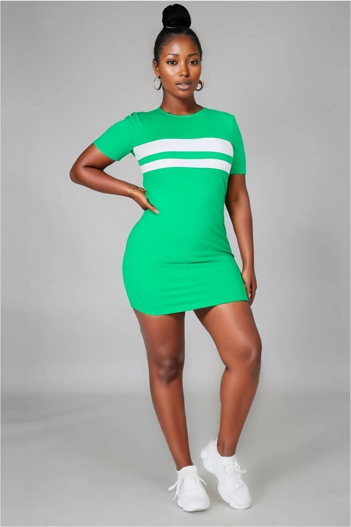 Line Trim Babe Dress