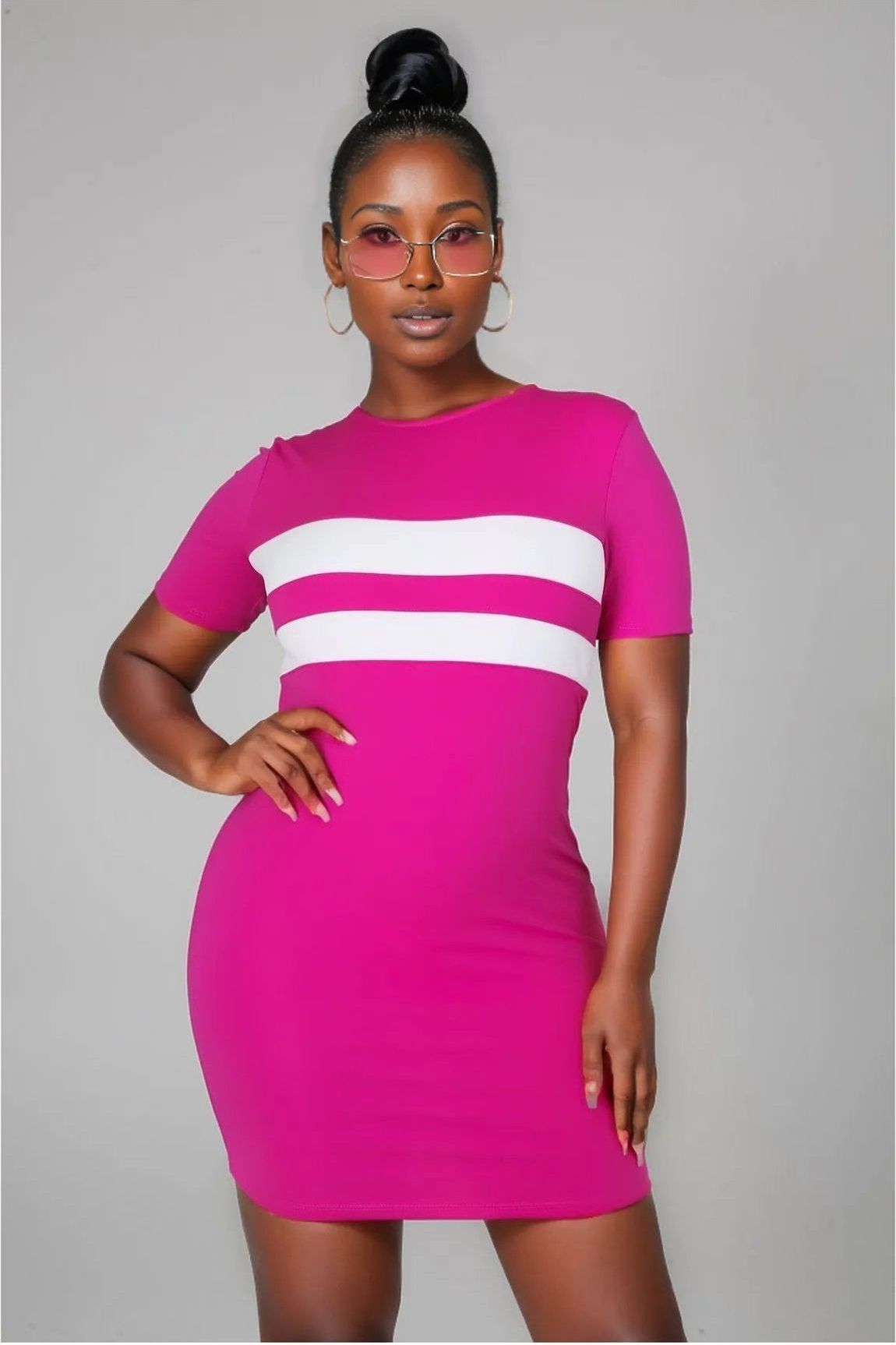 Line Trim Babe Dress