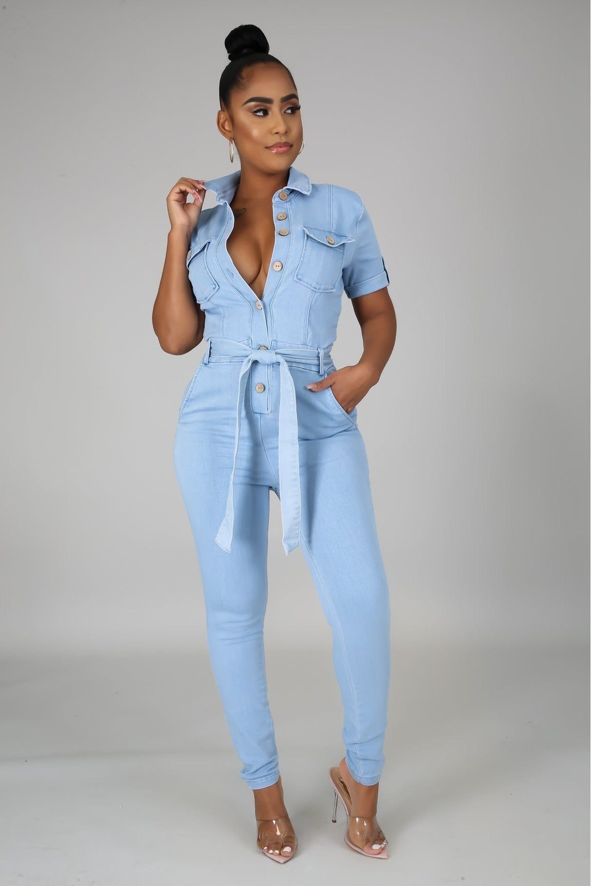 Classy Denim Jumpsuit