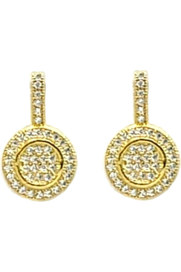 Round Crystal Earring