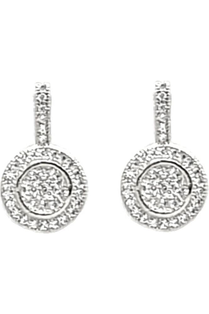 Round Crystal Earring
