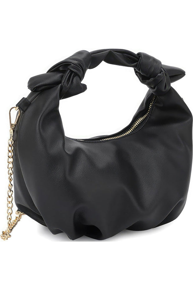 Smooth Round Handle Zipper Bag