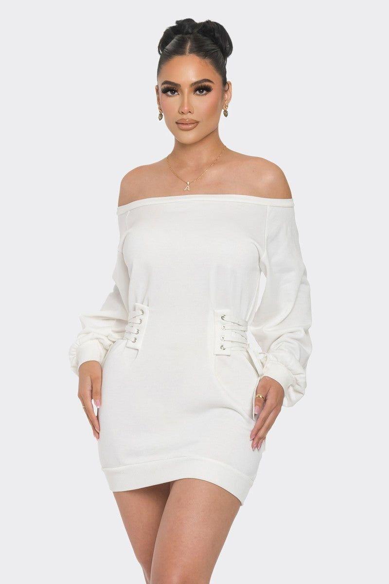 Tara Off Shoulder Mini Dress