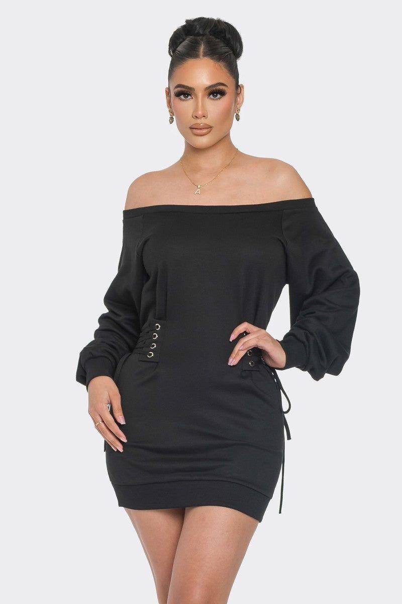 Tara Off Shoulder Mini Dress