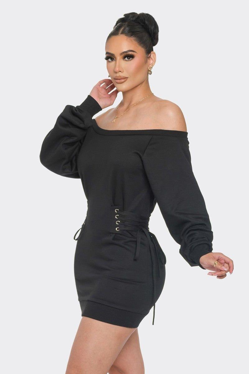 Tara Off Shoulder Mini Dress