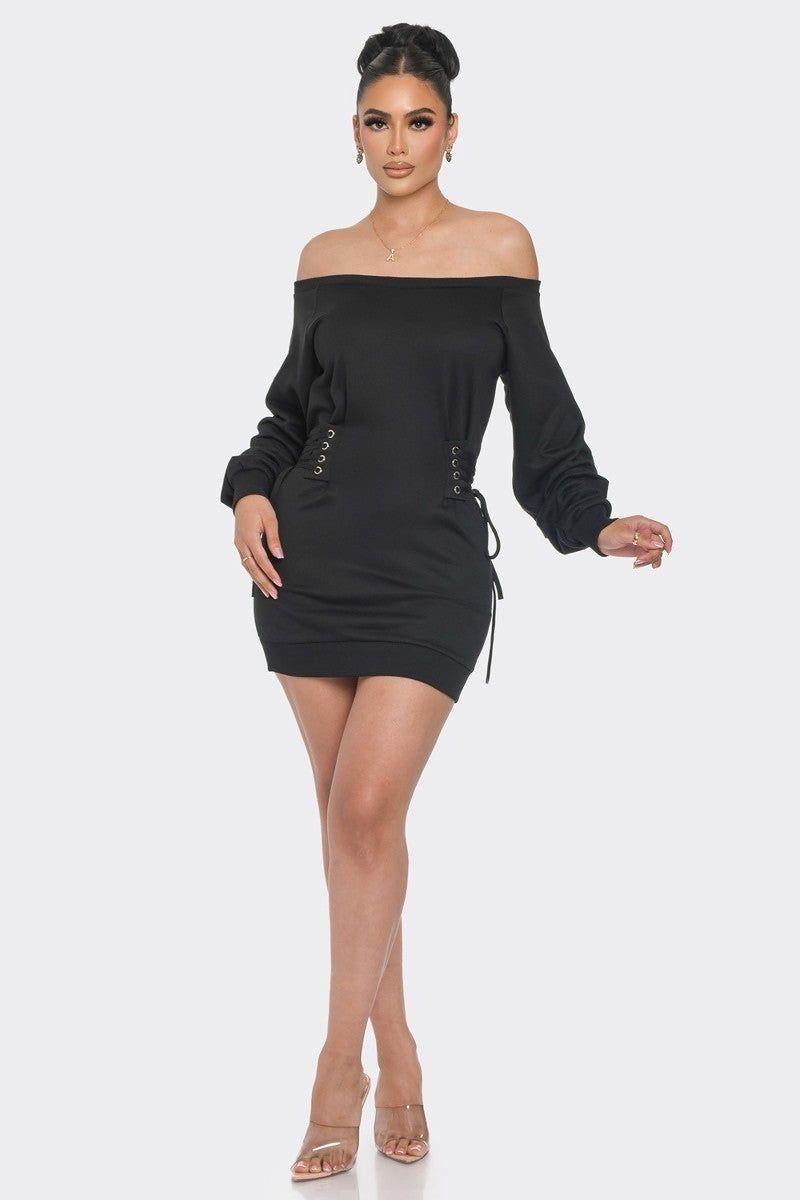 Tara Off Shoulder Mini Dress