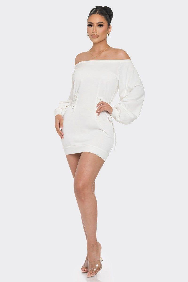 Tara Off Shoulder Mini Dress