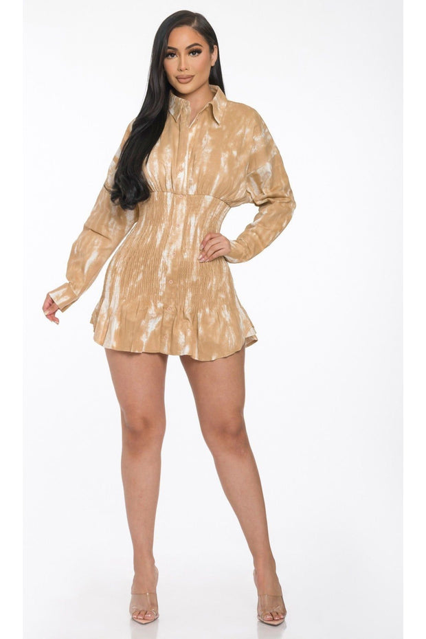 Tie Dye Mini Dress