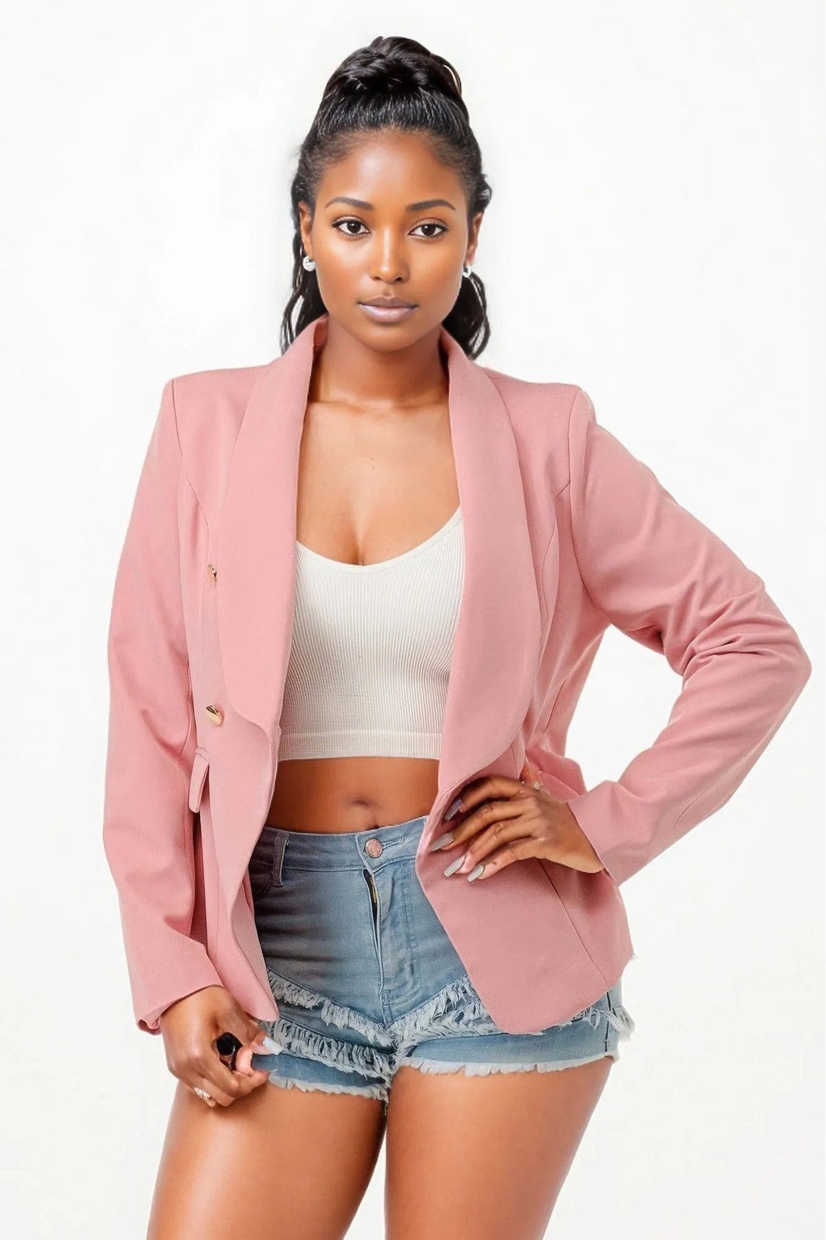 Double Breasted Blazer Jacket