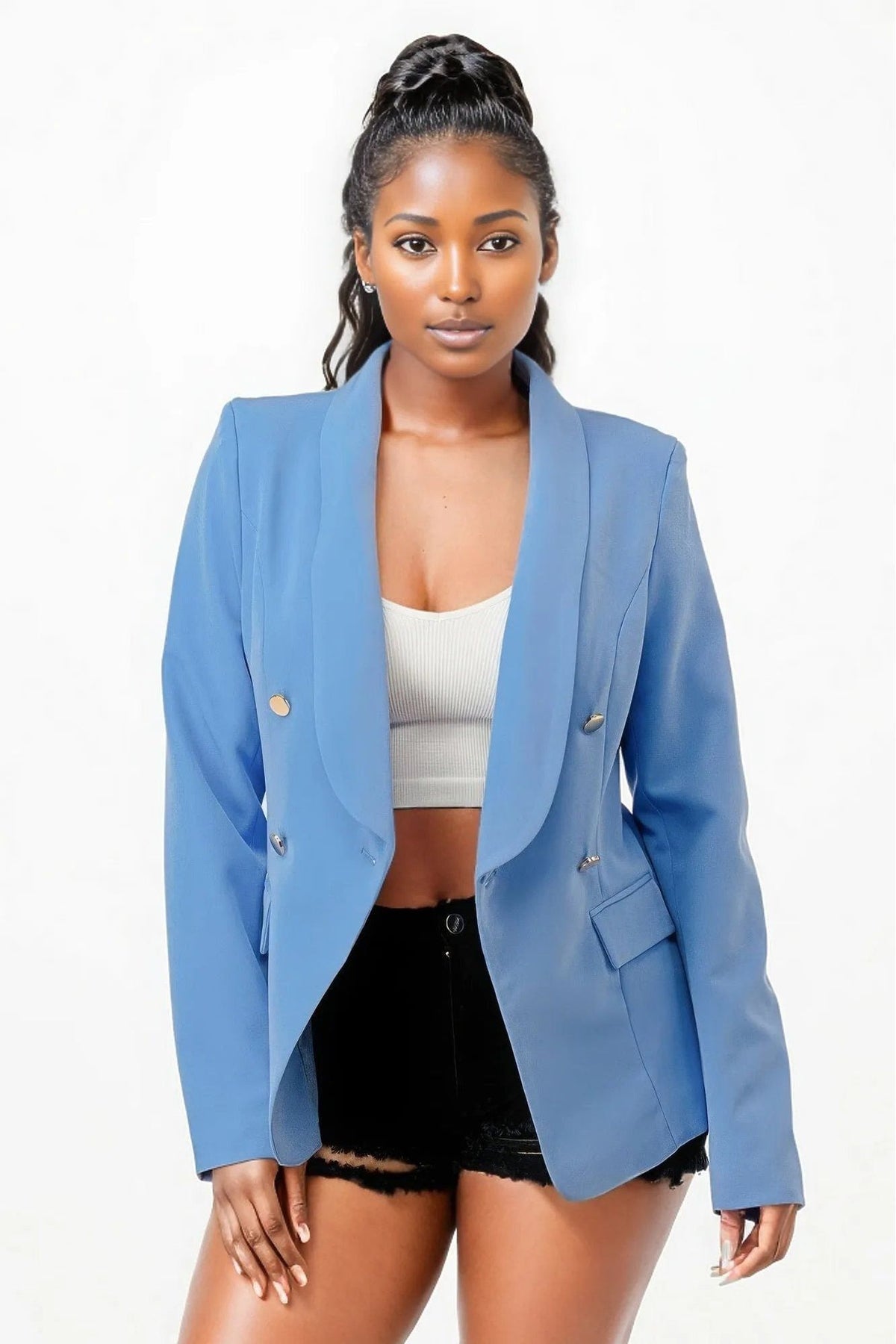 Double Breasted Blazer Jacket